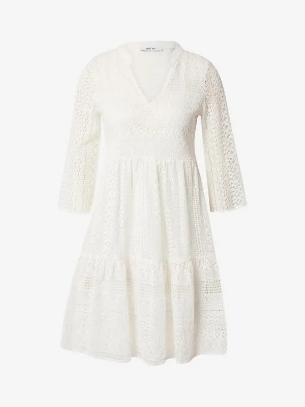Rochie de vară About You EU 34 | Alb, Mini, Mânecă trei sferturi, Dantelă, Poliamidă - Image 2