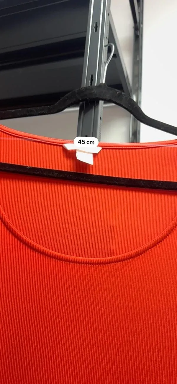 Rochie mulată H&M EU 38 | Roșu, Mini, Mânecă scurtă, Poliester - Image 5