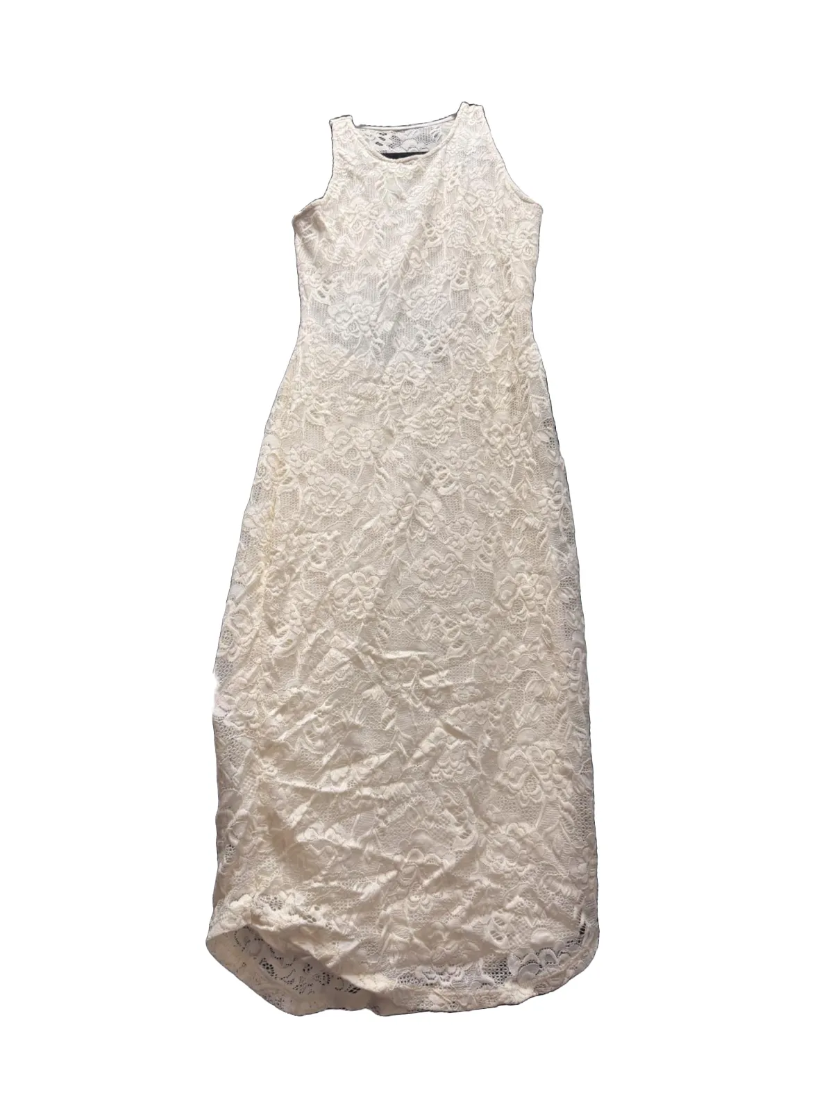 Rochie de vară TALLY WEIJL EU 38 | Bej, Mini, Fără mâneci, Cu decupaje, Poliester