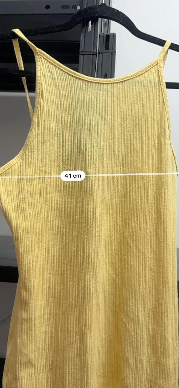 Rochie mulată New Look EU 36 | Galben, Midi, Bretele subțiri, Poliester - Image 5