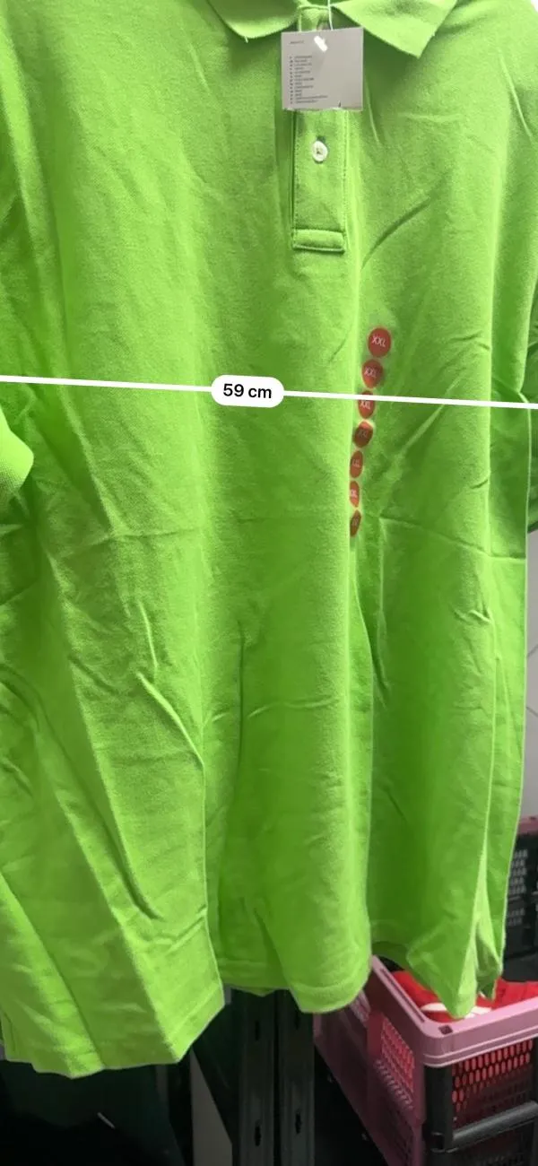 Tricou polo C&A XXL | Verde lime, Bumbac - Image 4