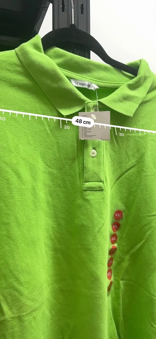 Tricou polo C&A XXL | Verde lime, Bumbac - Image 5