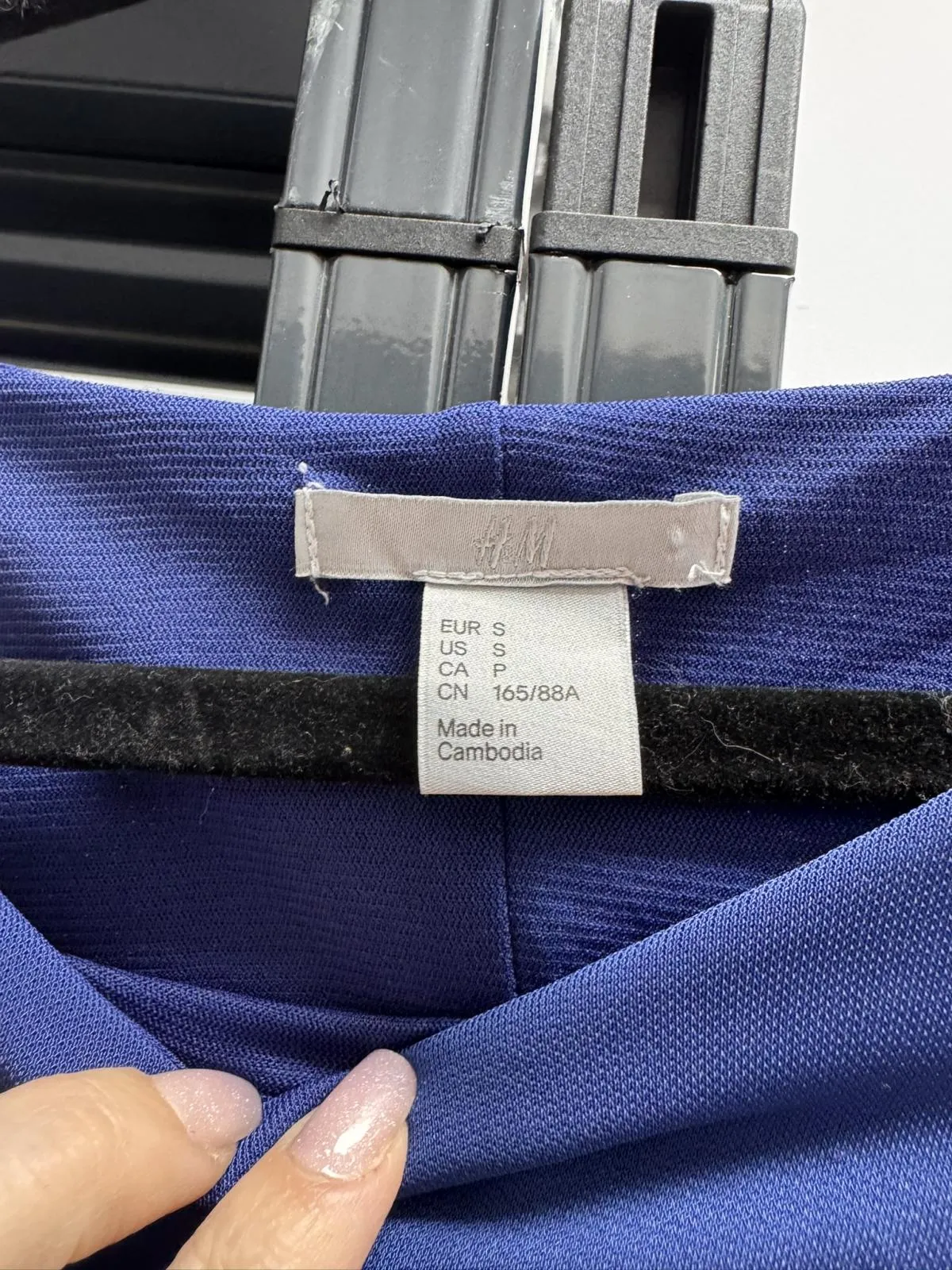 Rochie casual H&M EU 36 | Albastru, Mini, Mânecă scurtă, Design petrecut, Poliester - Image 3