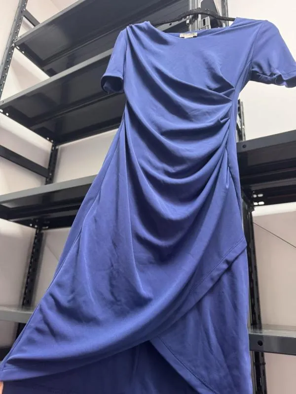 Rochie casual H&M EU 36 | Albastru, Mini, Mânecă scurtă, Design petrecut, Poliester - Image 5