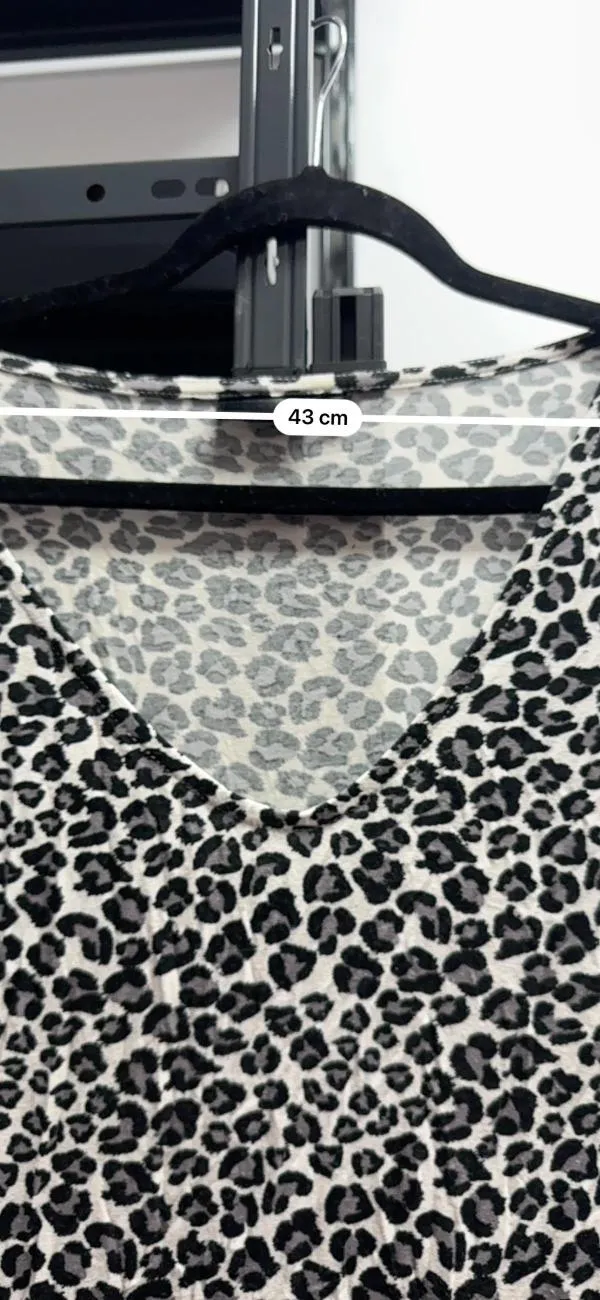 Rochie de vară RAINBOW EU 38 | Multicolor, Mini, Mânecă scurtă, Animal print, Vâscoză - Image 5