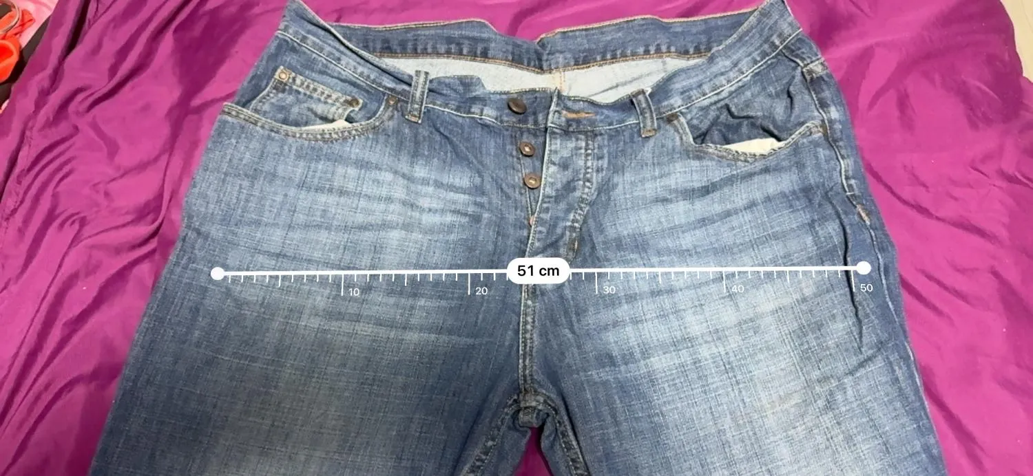 Blugi EU 52 | Albastru, Talie medie, Regular (Standard) fit, Bumbac - Image 6