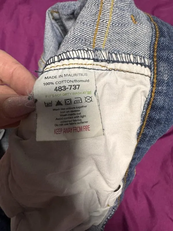 Blugi EU 52 | Albastru, Talie medie, Regular (Standard) fit, Bumbac - Image 8