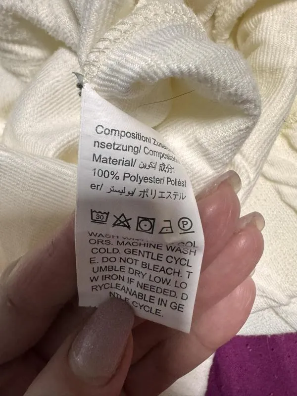 Rochie de seară Shein EU 38 | Alb, Maxi, Mânecă lungă, Tall, Cu decupaje, Poliester - Image 8