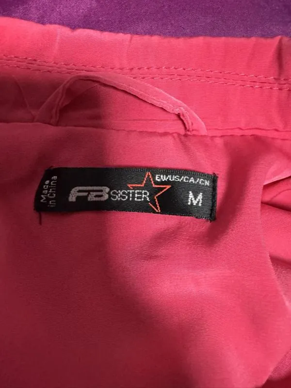 Blazer FB Sister EU 38 | Roșu, Fără glugă, Poliester - Image 3