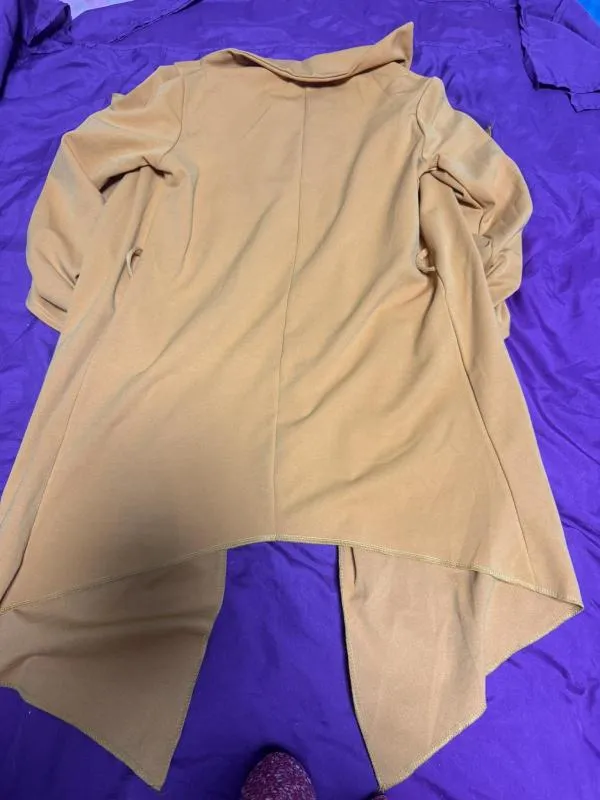 Blazer MISSI LONDON EU 38 | Galben, Fără glugă, Design asimetric, Poliester - Image 6