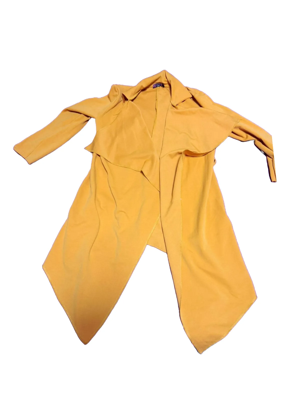 Blazer MISSI LONDON EU 38 | Galben, Fără glugă, Design asimetric, Poliester