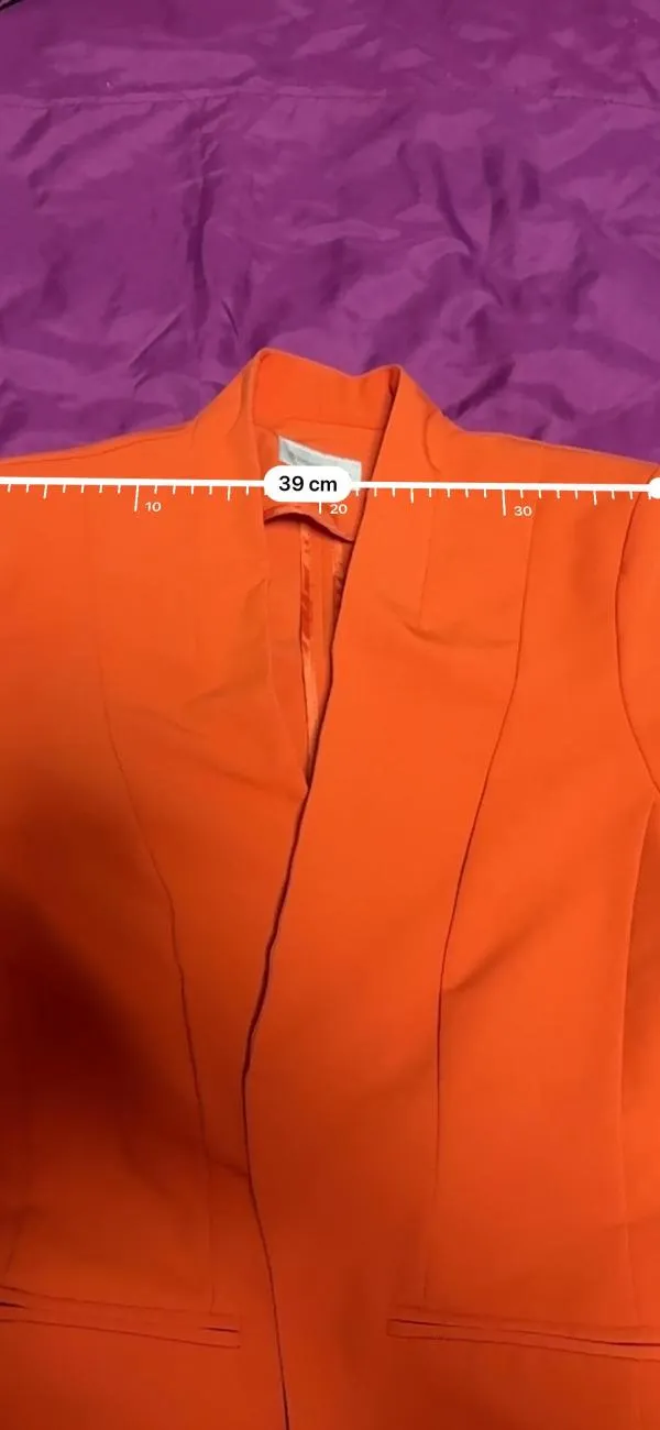 Blazer TARGET COLLECTION EU 38 | Portocaliu, Fără glugă, Poliester - Image 6