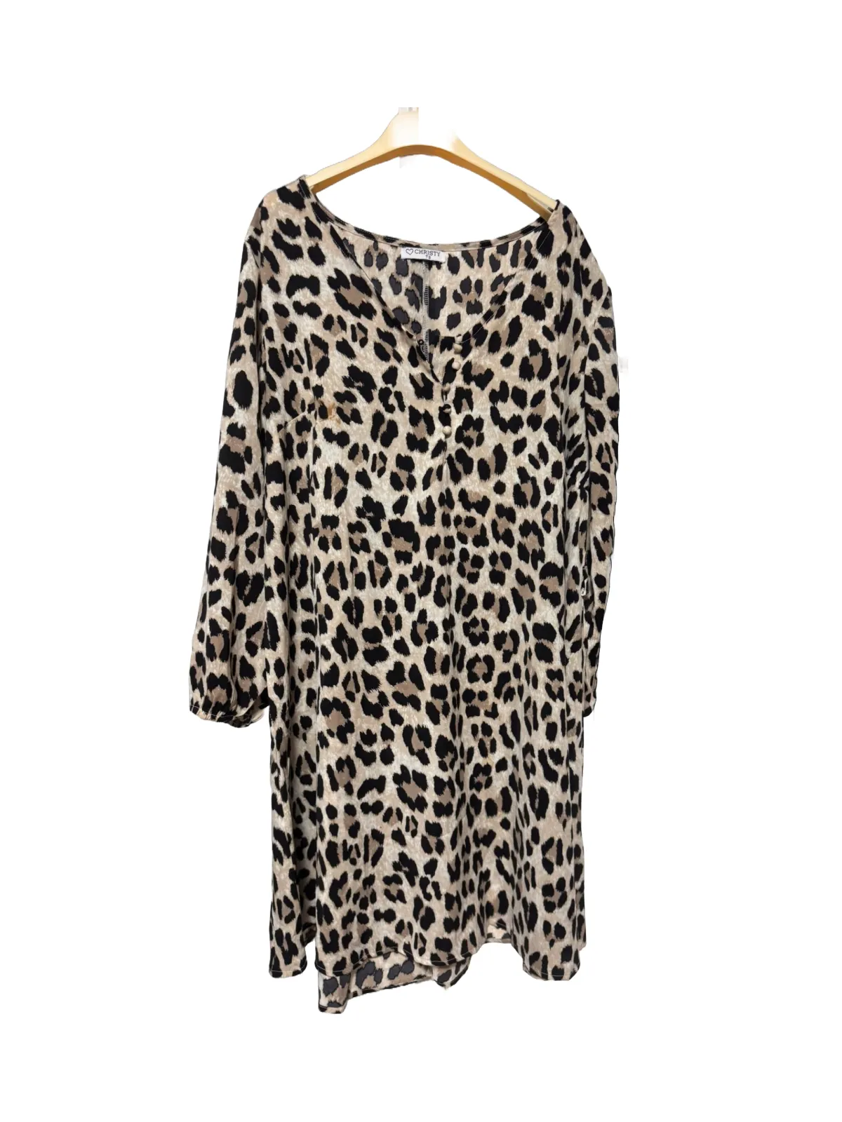 Rochie casual CHRISTY EU 38 | Ivoire, Midi, Maternity, Animal print, Vâscoză