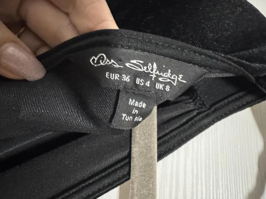 Salopetă Miss Selfridge EU 36 | Negru, Lungă, Mânecă lungă, Petite, Poliester - Image 4