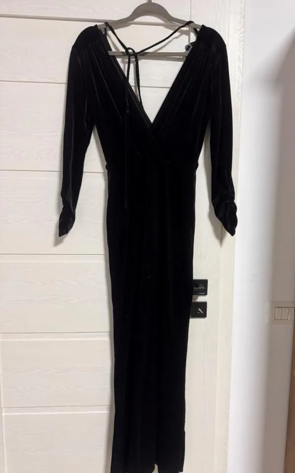Salopetă Miss Selfridge EU 36 | Negru, Lungă, Mânecă lungă, Petite, Poliester - Image 3