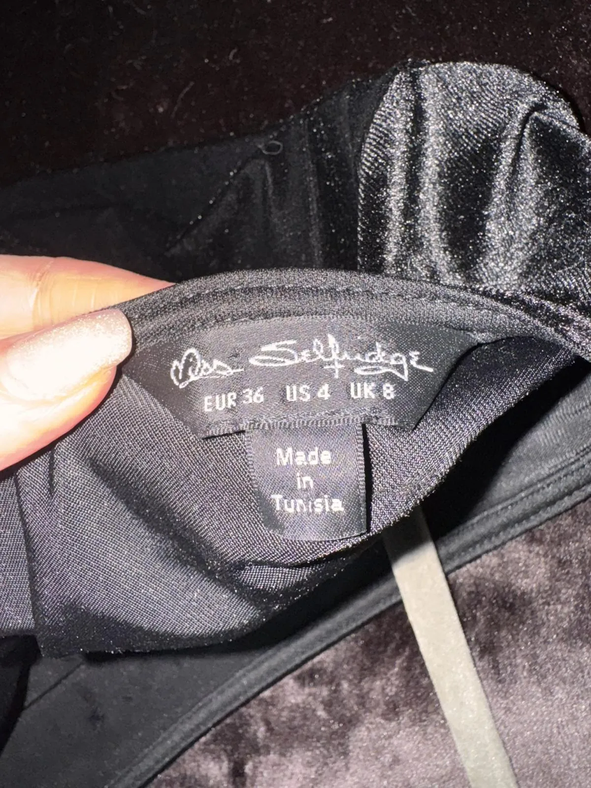 Salopetă Miss Selfridge EU 36 | Negru, Lungă, Mânecă lungă, Petite, Poliester - Image 6