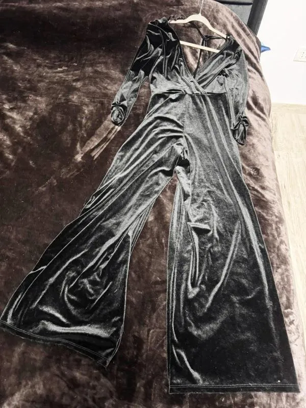 Salopetă Miss Selfridge EU 36 | Negru, Lungă, Mânecă lungă, Petite, Poliester - Image 7