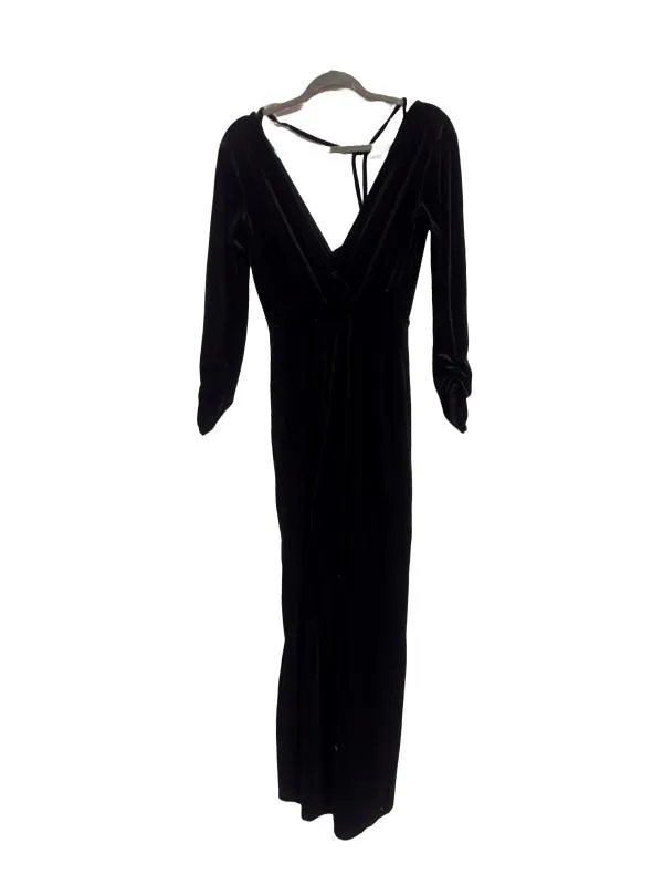 Salopetă Miss Selfridge EU 36 | Negru, Lungă, Mânecă lungă, Petite, Poliester