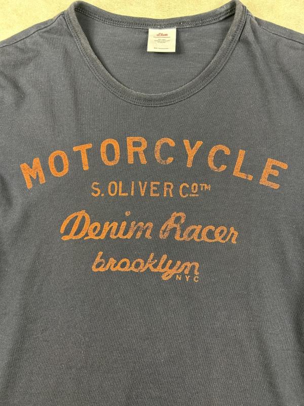 Tricou s.Oliver S | Bleumarin, Normal, Mânecă scurtă - Image 4