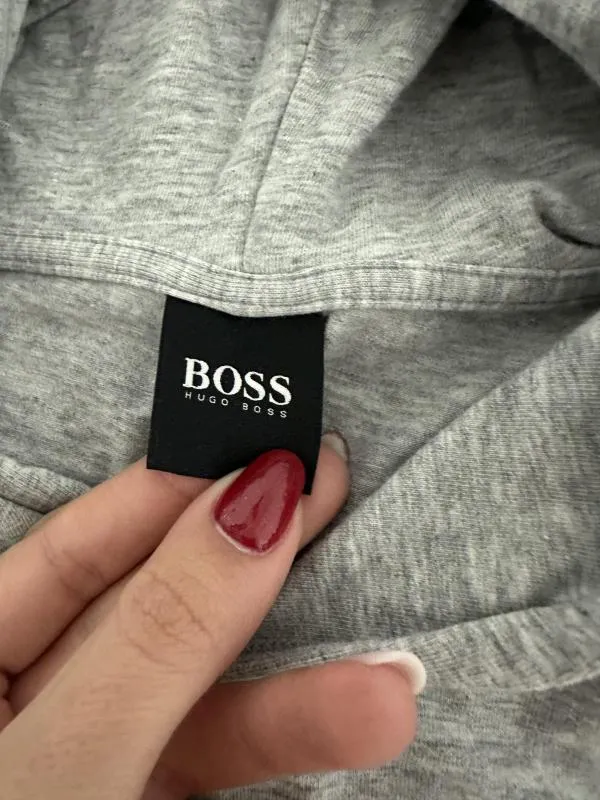 Hanorac Hugo Boss L | Gri, Bumbac - Image 4
