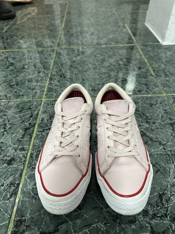 Teniși Converse EU 37.5 | Roz, Piele naturală - Image 3
