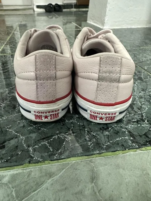 Teniși Converse EU 37.5 | Roz, Piele naturală - Image 4