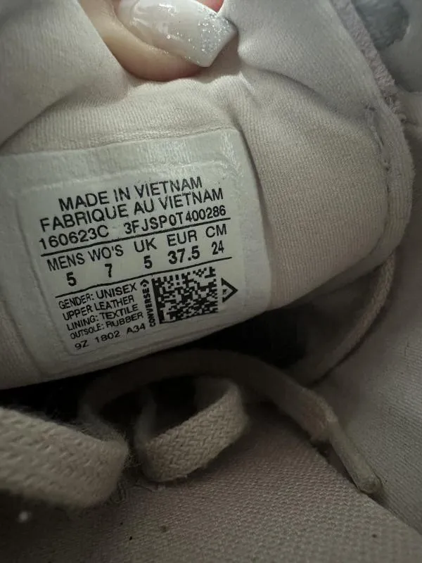 Teniși Converse EU 37.5 | Roz, Piele naturală - Image 6