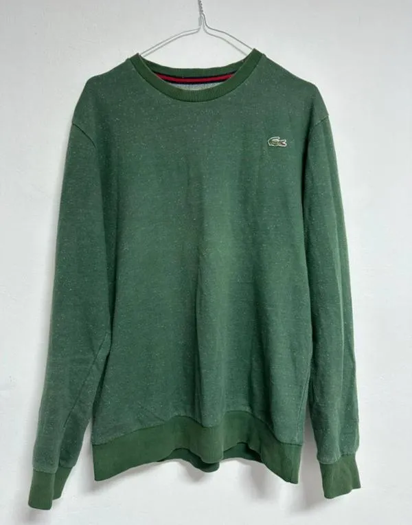 Bluză Lacoste M | Verde, Normal, Bumbac - Image 2