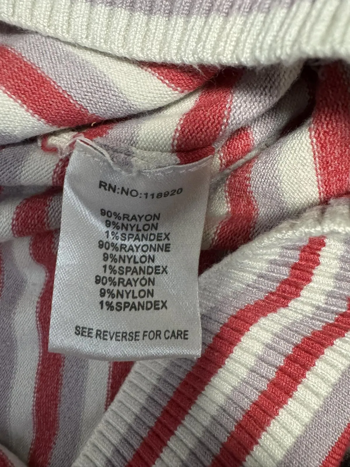 Rochie mulată Lucy EU 36 | Roșu, Mini, Fără mâneci, Dungi, Vâscoză - Image 5