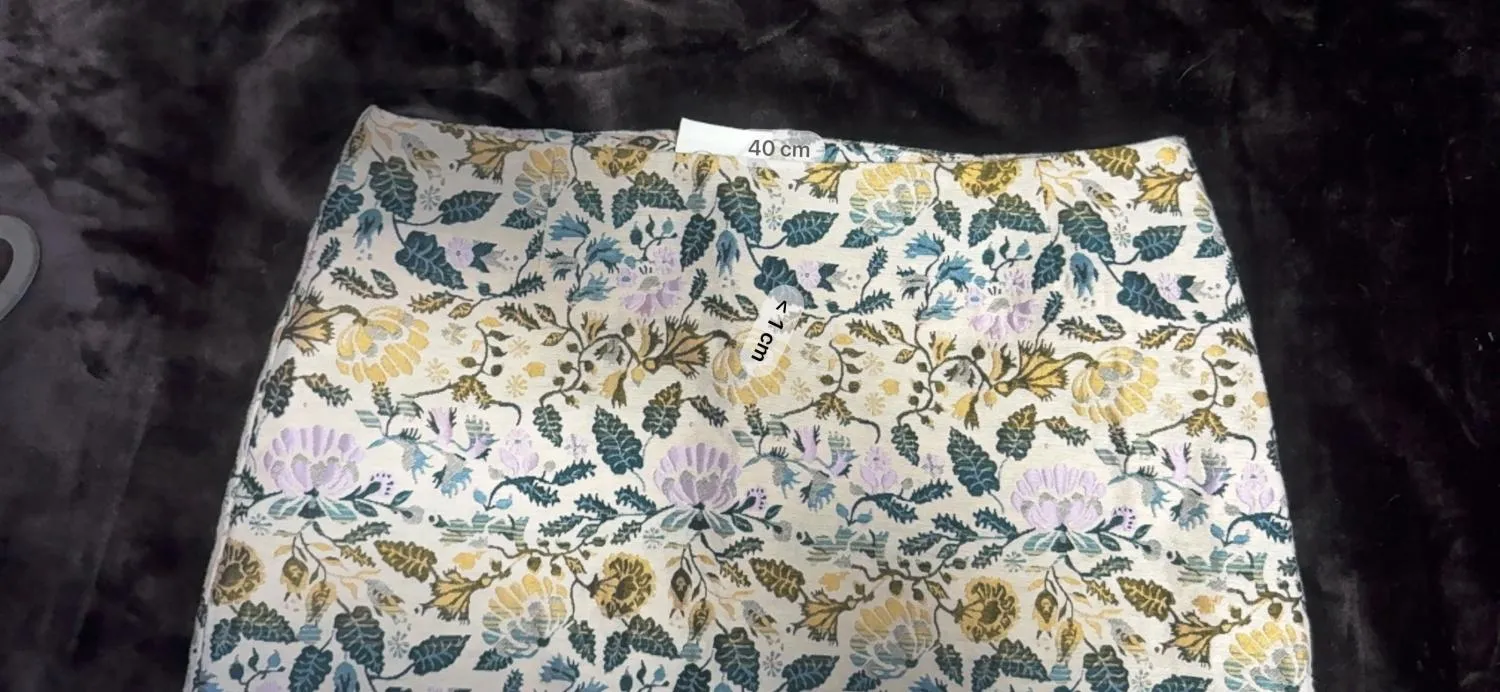 Fustă dreaptă Tu EU 42 | Multicolor, Mini, Talie joasă, Dreaptă (Straight) fit, Floral & Tropical, Bumbac - Image 6