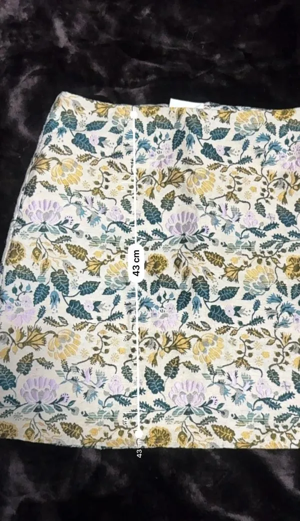 Fustă dreaptă Tu EU 42 | Multicolor, Mini, Talie joasă, Dreaptă (Straight) fit, Floral & Tropical, Bumbac - Image 7