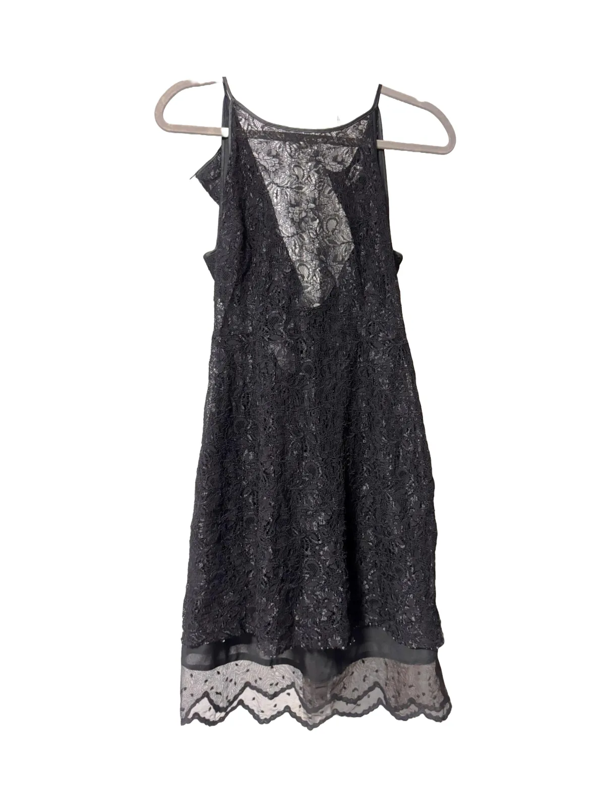Rochie de seară Mini ADOLFO DOMINGUEZ EU 40 | Negru, Bretele subțiri, Cu decupaje, Vâscoză