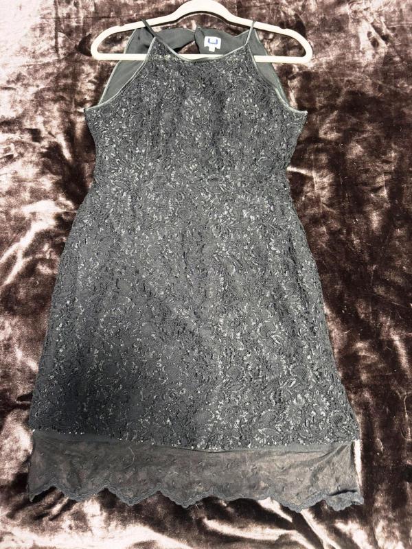 Rochie de seară ADOLFO DOMINGUEZ EU 40 | Negru, Mini, Bretele subțiri, Cu decupaje, Vâscoză - Image 5