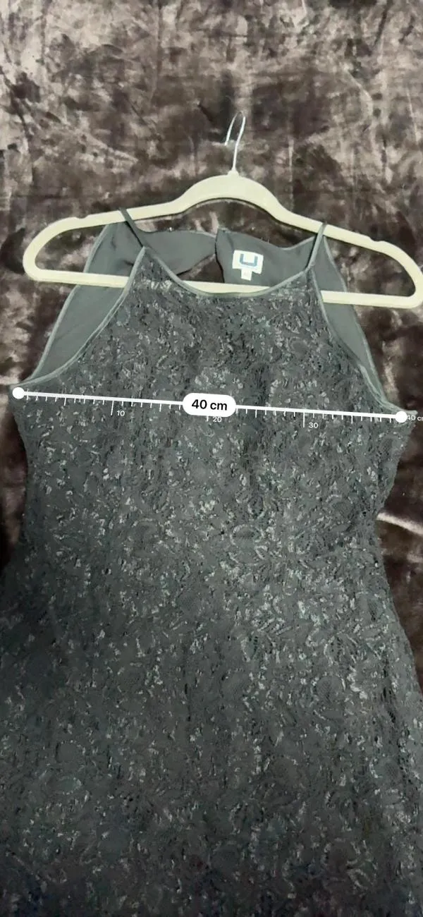 Rochie de seară ADOLFO DOMINGUEZ EU 40 | Negru, Mini, Bretele subțiri, Cu decupaje, Vâscoză - Image 9