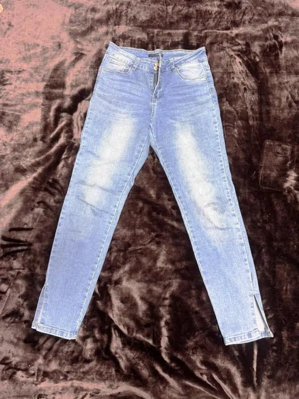 Blugi QUIZ EU 38 | Albastru, Lungi, Talie înaltă, Skinny fit, Denim - Image 2