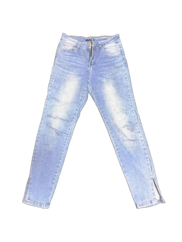 Blugi QUIZ EU 38 | Albastru, Lungi, Talie înaltă, Skinny fit, Denim