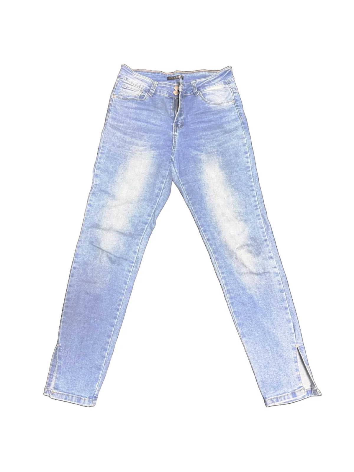 Blugi QUIZ EU 38 | Albastru, Lungi, Talie înaltă, Skinny fit, Denim