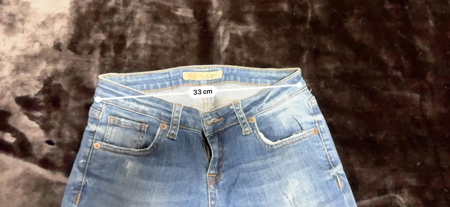 Blugi GARCIA EU 36 | Albastru, Lungi, Talie joasă, Skinny fit, Bumbac - Image 6