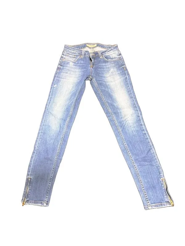 Blugi GARCIA EU 36 | Albastru, Lungi, Talie joasă, Skinny fit, Bumbac