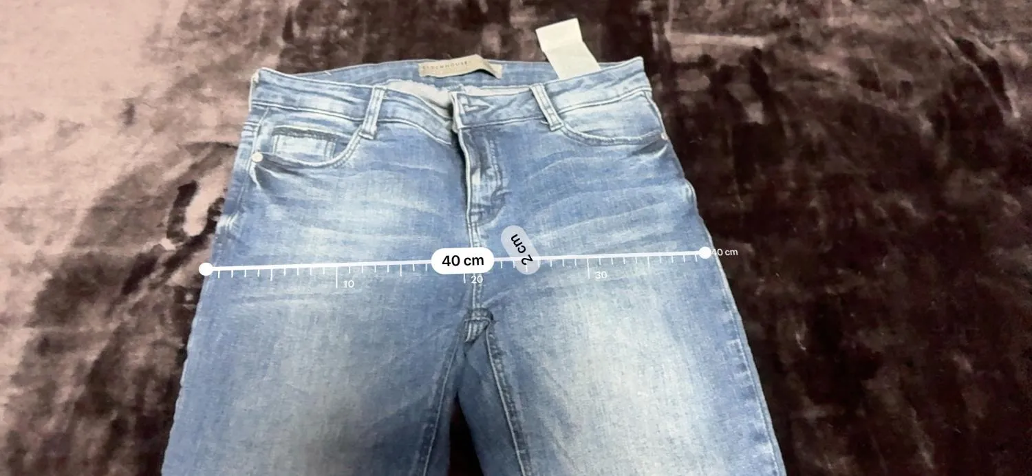 Blugi CLOCKHOUSE EU 36 | Albastru, Lungi, Talie joasă, Skinny fit, Bumbac - Image 7