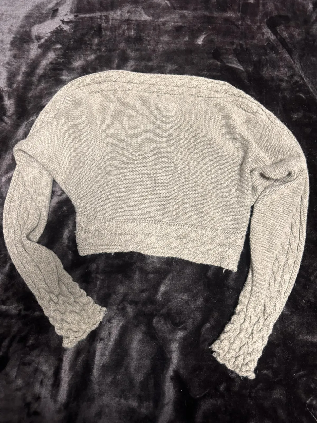 Bolerou MASSIMO EU 38 | Bej, Mânecă lungă, Lână - Image 3
