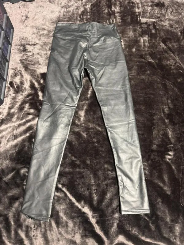 Colanți QUIZ EU 40 | Negru, Lungi, Talie înaltă, Poliuretan - Image 3