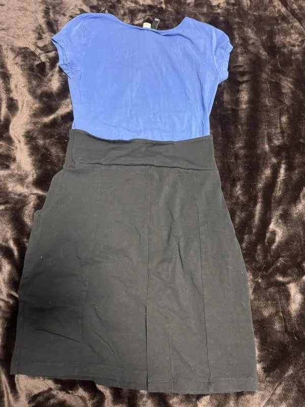 Rochie office H&M EU 36 | Albastru, Mini, Mânecă scurtă, Elastan - Image 3