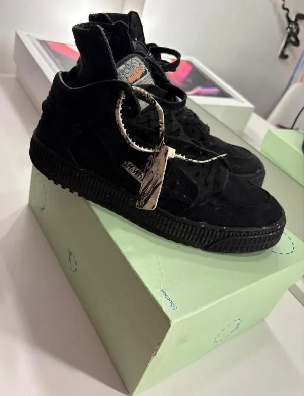 Sneakers Off-White EU 40 | Negru, Pânză - Image 2
