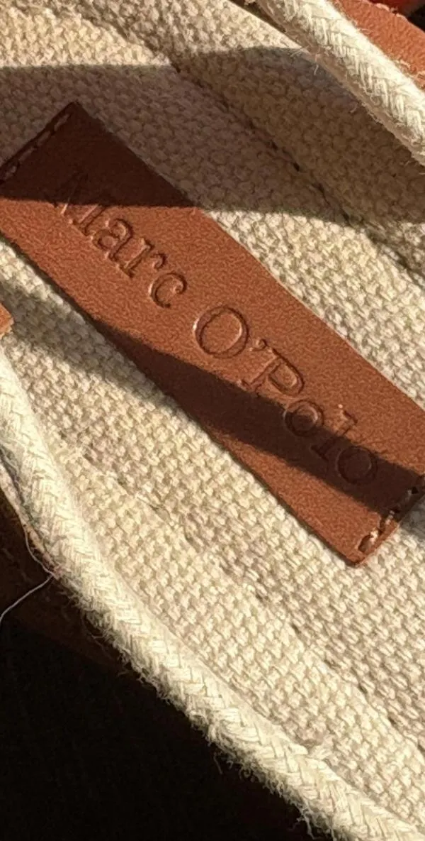 Sandale Marc O'Polo EU 38.5 | Portocaliu, Pânză - Image 4