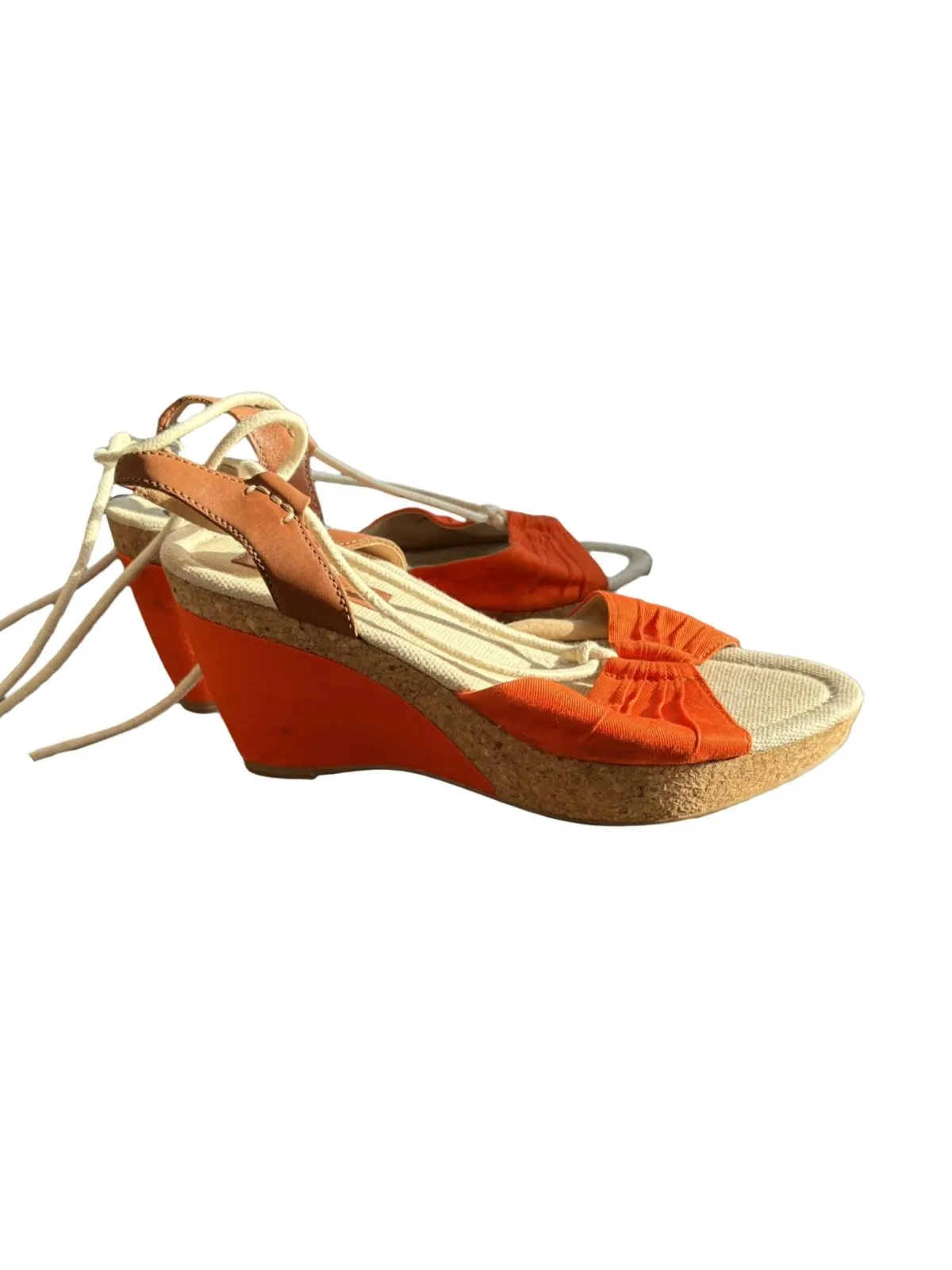 Sandale Marc O'Polo EU 38.5 | Portocaliu, Pânză