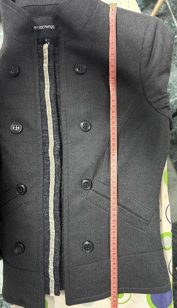 Blazer Emporio Armani EU 36 | Negru, Fără glugă, Poliester - Image 8