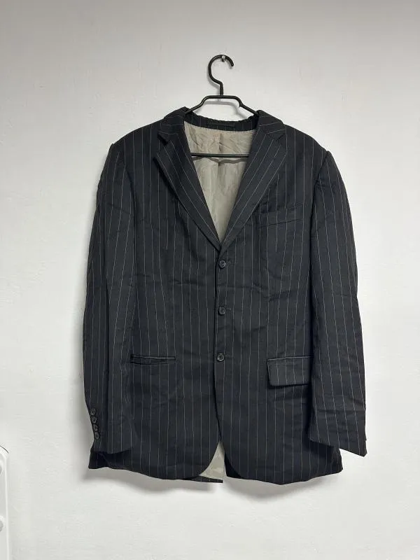 Sacou de costum Hugo Boss L | Negru, Lână - Image 2