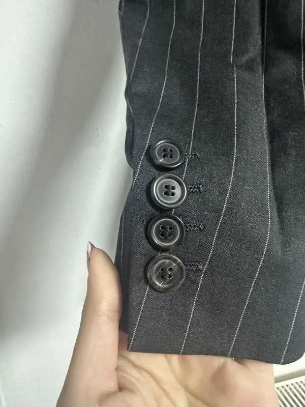 Sacou de costum Hugo Boss L | Negru, Lână - Image 6