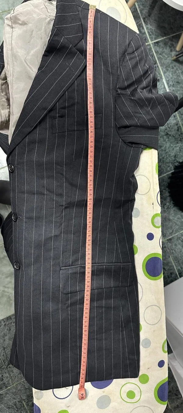 Sacou de costum Hugo Boss L | Negru, Lână - Image 8